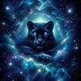 Panther in space — Diamond Painting Kit design