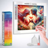 Whisper of the heart — Diamond Painting Kit, product view 3