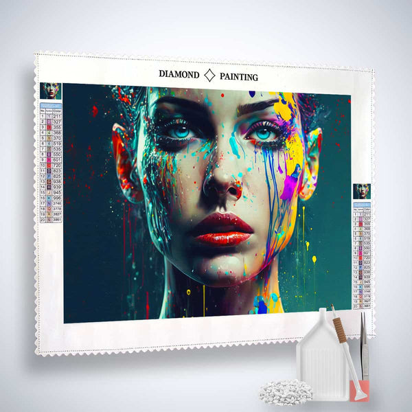 Mourning Rain — AB Diamond Painting Kit, product view 2