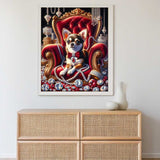 Chihuahua Throne — Diamond Painting Kit, product view 2