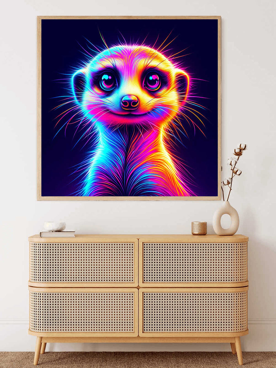 The Colorful Meerkat — Diamond Painting Kit, product view 2