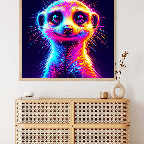 The Colorful Meerkat — Diamond Painting Kit, product view 2