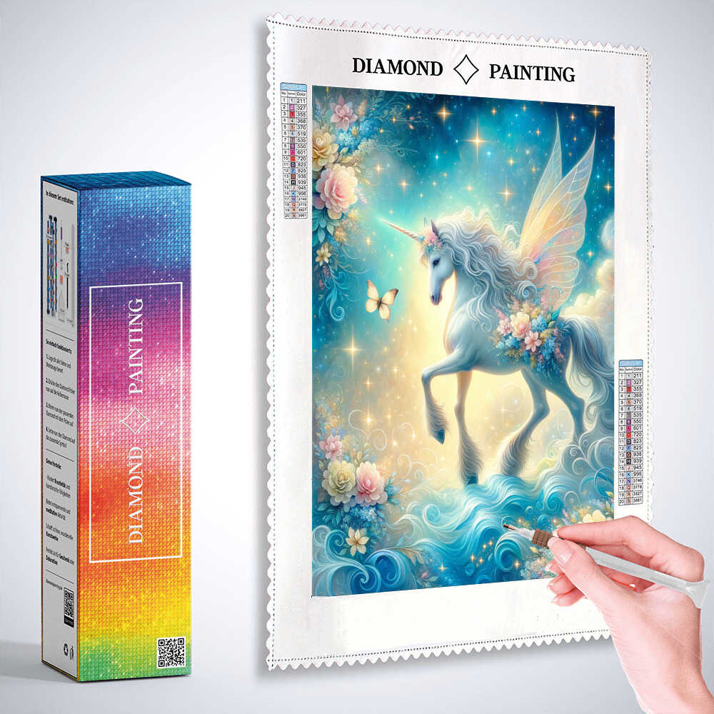 Magical Unicorn (DP-0063) — Diamond Painting Kit, product view 3