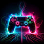 Neon Gaming Visions — Diamond Painting Kit design