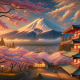 Mount Fuji in Japan — Diamond Painting Kit design
