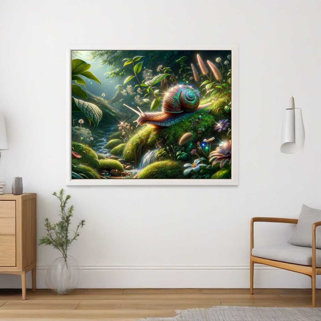 Forest Snail — Diamond Painting Kit, product view 2