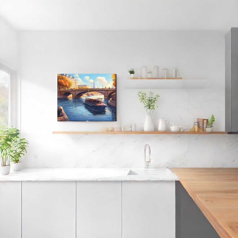Autumn Magic in Paris — Diamond Painting Kit, product view 2