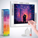 A Kiss in Neon Light — Diamond Painting Kit, product view 3