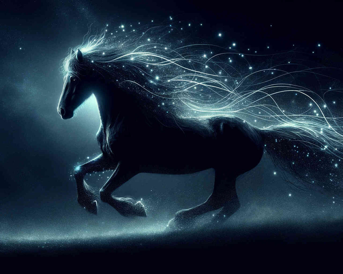 Horse of the Night — Diamond Painting Kit design