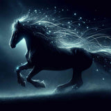 Horse of the Night — Diamond Painting Kit design