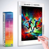 Soccer, splash — Diamond Painting Kit, product view 3