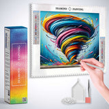 The Rainbow Tornado — Diamond Painting Kit, product view 3