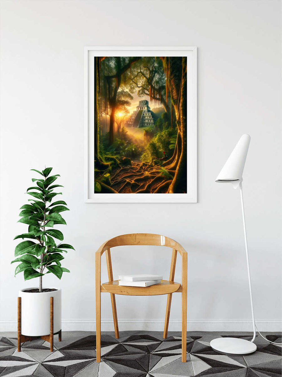 Maya Temple — Diamond Painting Kit, product view 2