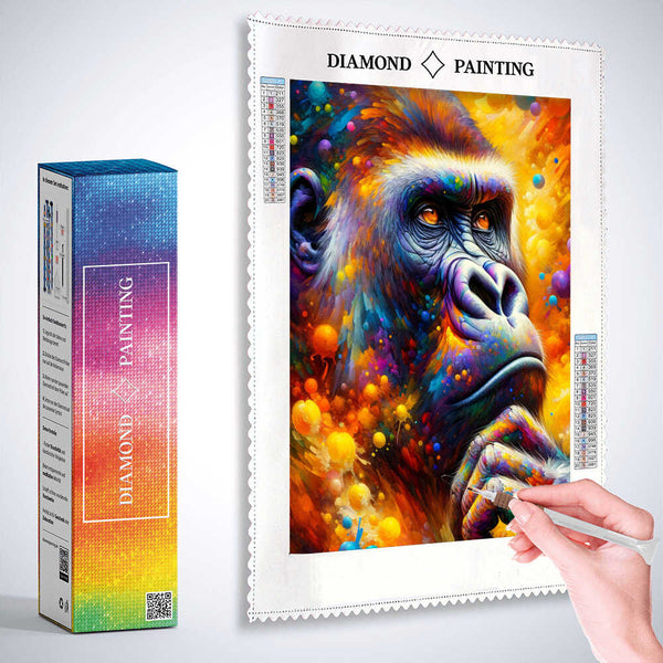 Superior Gorilla — Diamond Painting Kit, product view 3