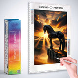 Magnificent stallion — Diamond Painting Kit, product view 3