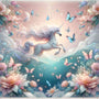 Unicorn Butterfly — Diamond Painting Kit design
