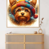 Yorkshire Terrier with hat — Diamond Painting Kit, product view 2
