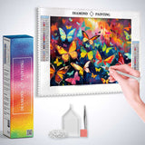 A Symphony of Colorful Butterflies — Diamond Painting Kit, product view 3