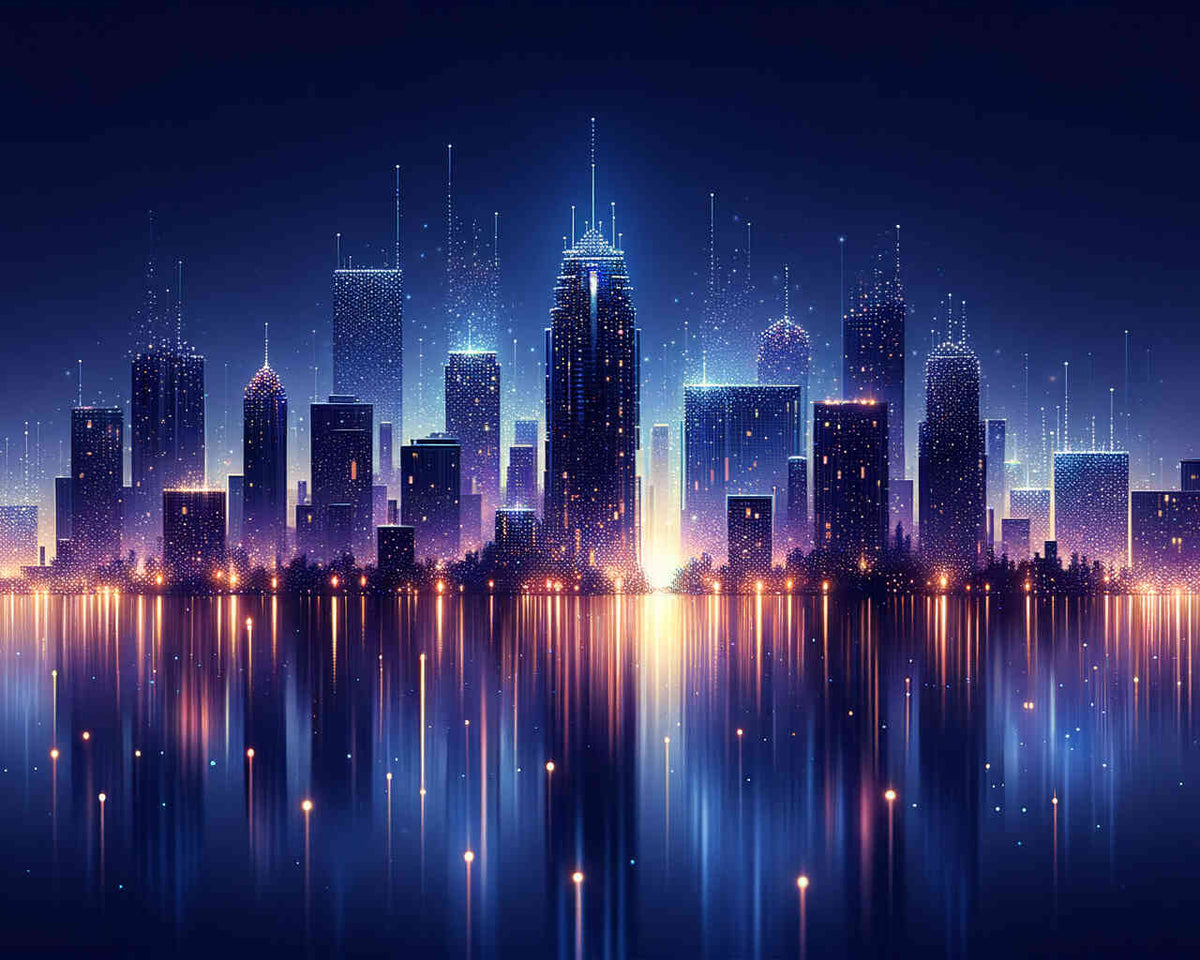 Orlando Skyline — Diamond Painting Kit design