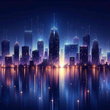 Orlando Skyline — Diamond Painting Kit design