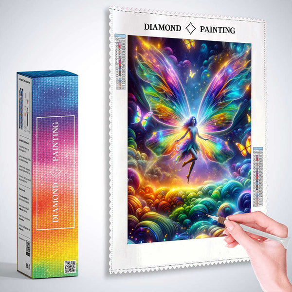 The Colorful Fairy — Diamond Painting Kit, product view 3