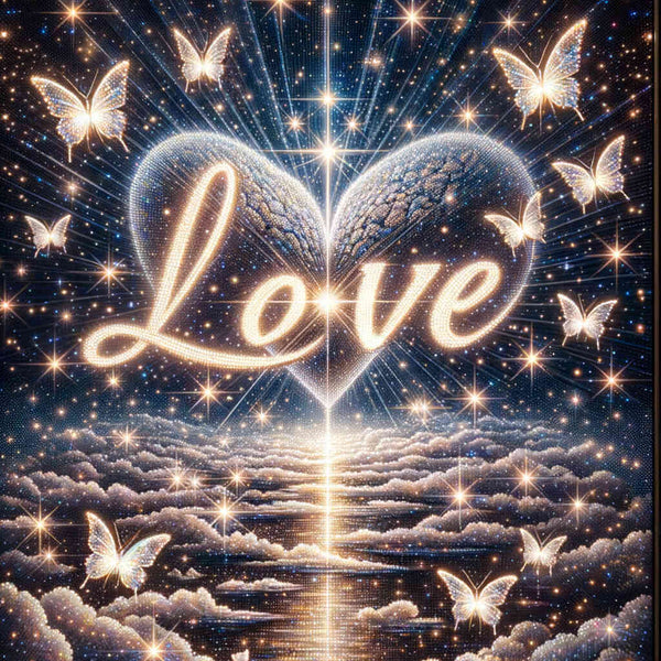Love in Starlight — Diamond Painting Kit design