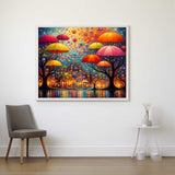 The City of Magical Umbrellas — Diamond Painting Kit, product view 2
