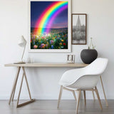 Rainbow Magic over the Meadow — Diamond Painting Kit, product view 2