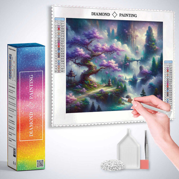 Enchanted Garden — Diamond Painting Kit, product view 3