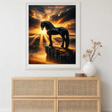 Magnificent stallion — Diamond Painting Kit, product view 2