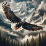Eagle flight — Diamond Painting Kit design