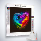 Heart Colors — AB Diamond Painting Kit, product view 2