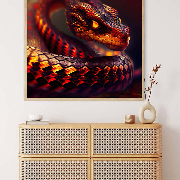 Mighty snake — Diamond Painting Kit, product view 3