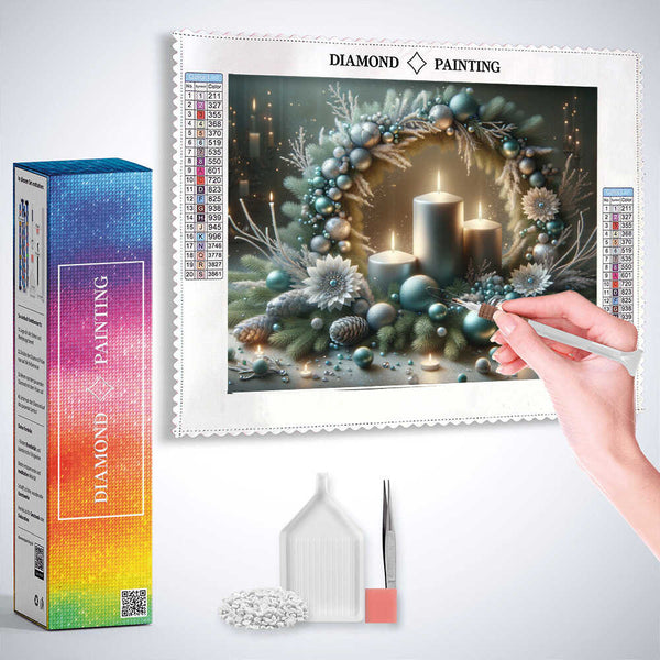 Advent circle — Diamond Painting Kit, product view 3