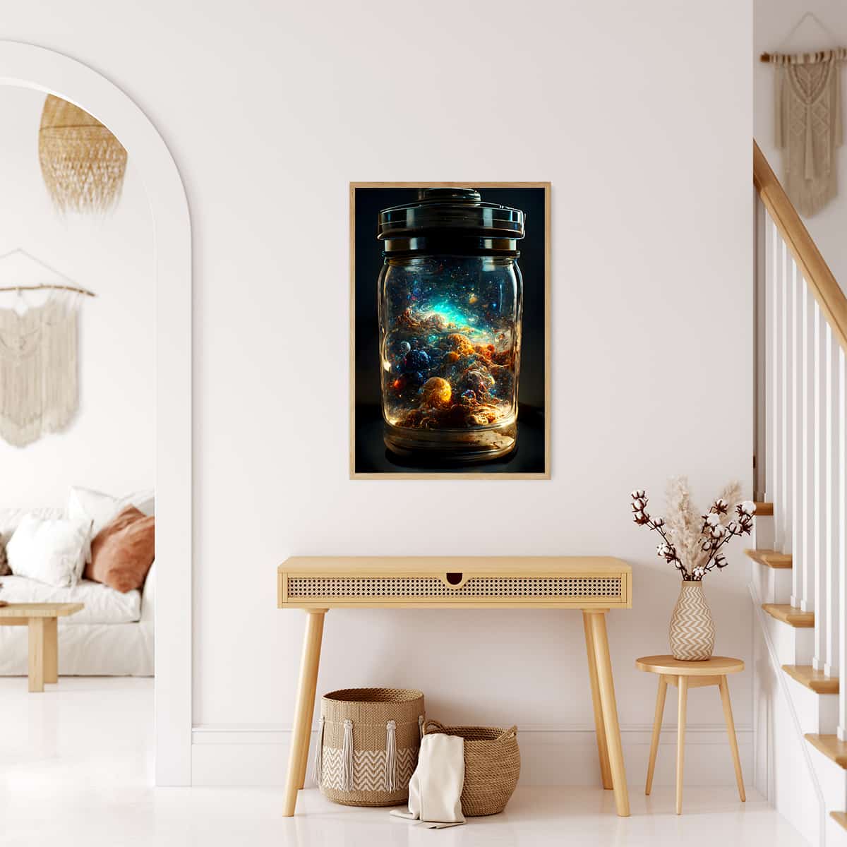 Space in a glass — AB Diamond Painting Kit, product view 3