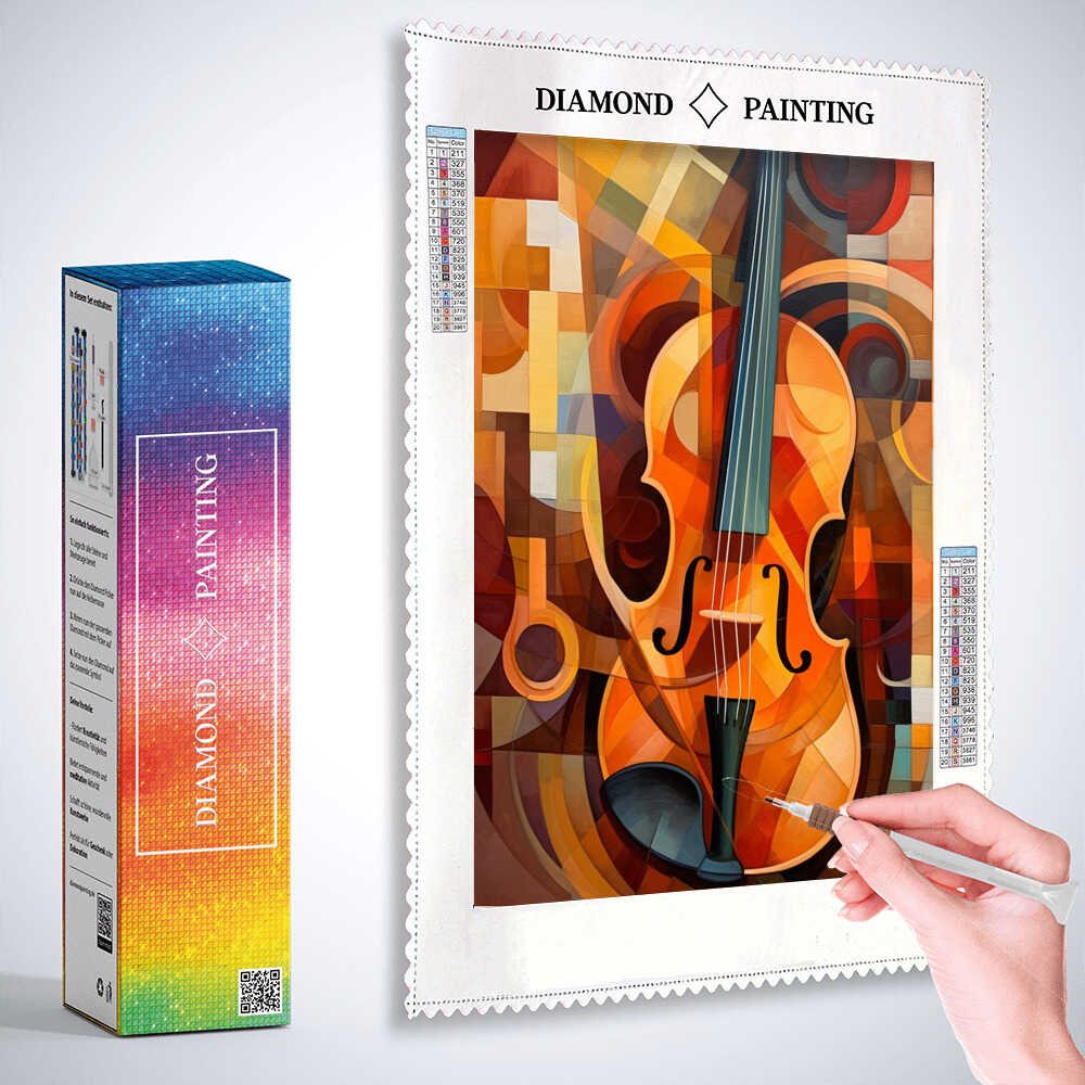 A Symphony of Shapes — Diamond Painting Kit, product view 3