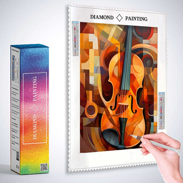 A Symphony of Shapes — Diamond Painting Kit, product view 3