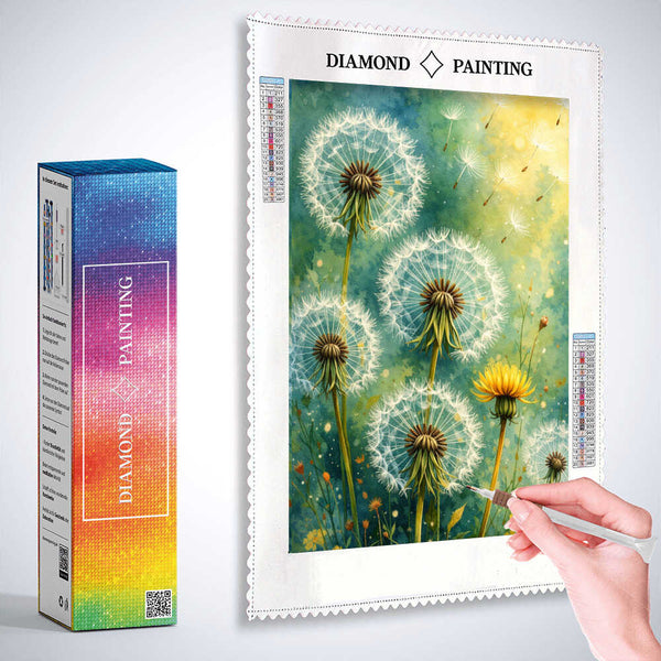 Dandelion Wishes — Diamond Painting Kit, product view 3