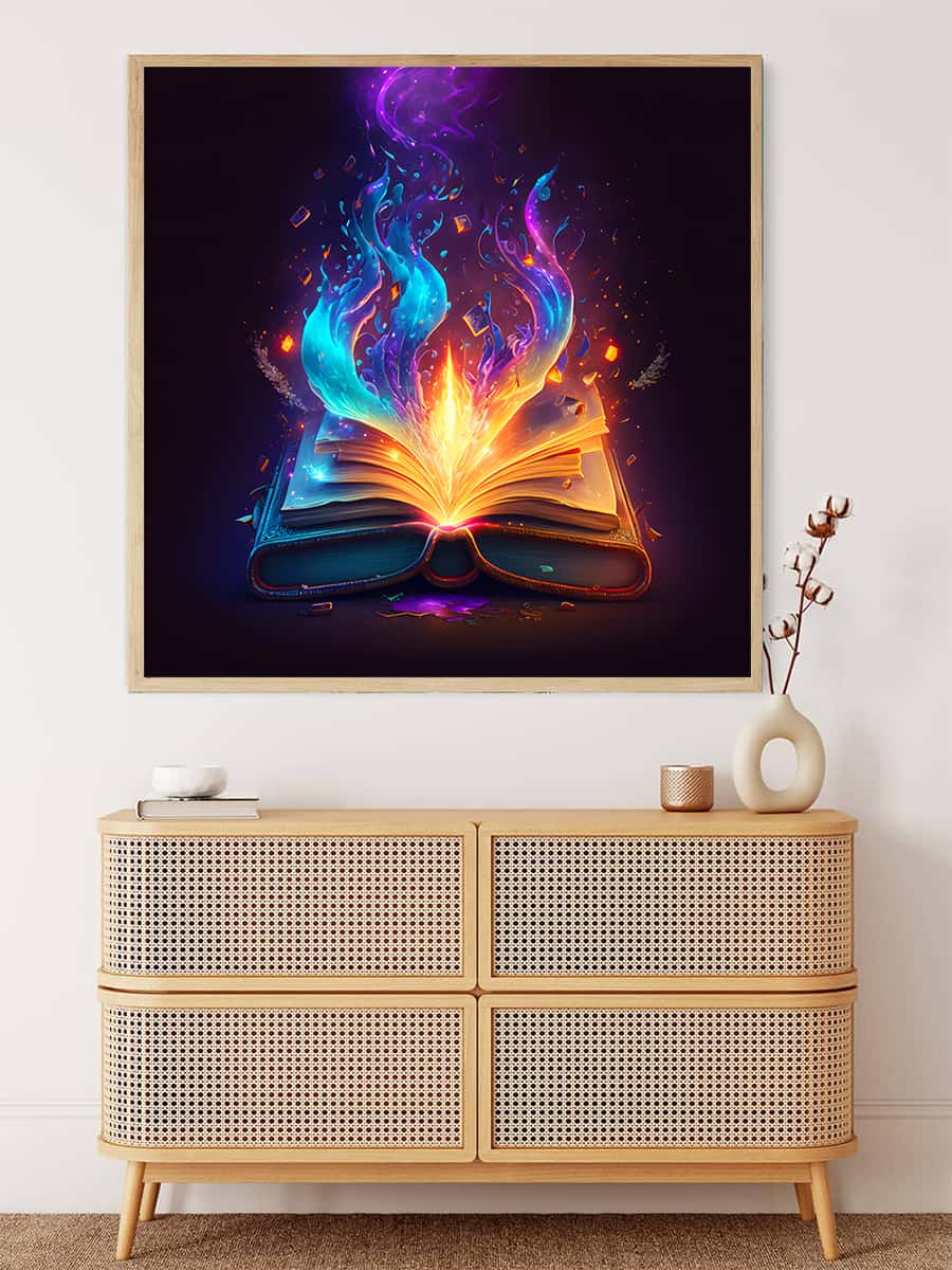 Mysterious Book — Diamond Painting Kit, product view 3