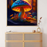 Luminous Mushroom — AB Diamond Painting Kit, product view 3