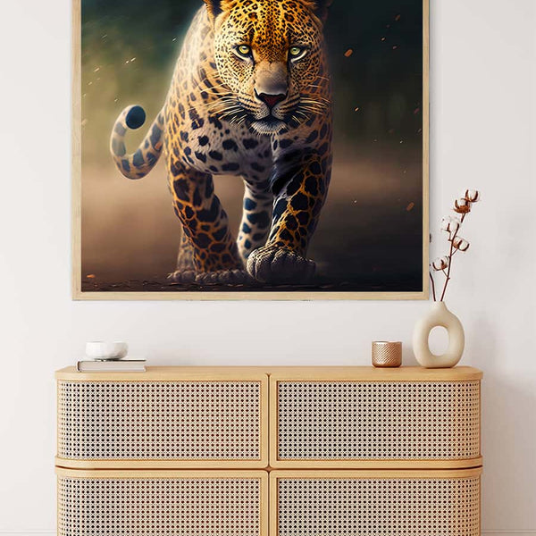 Magnificent Leopard — Diamond Painting Kit, product view 3