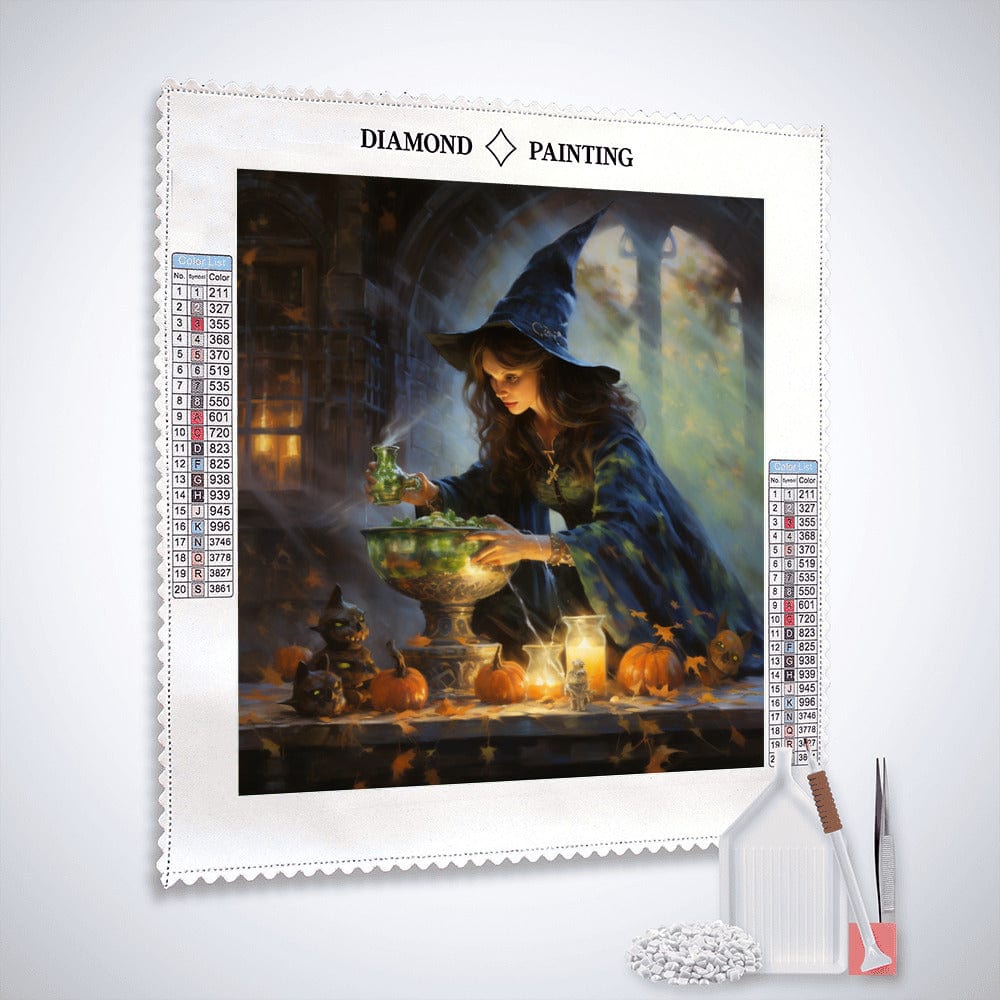 Halloween magic brews — Diamond Painting Kit, product view 2