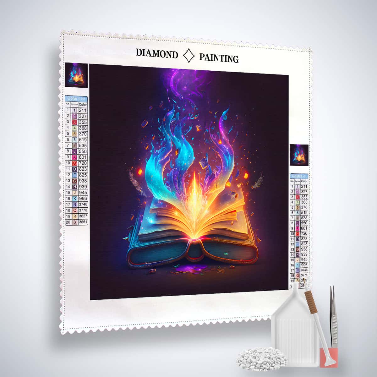 Mysterious Book — Diamond Painting Kit, product view 2