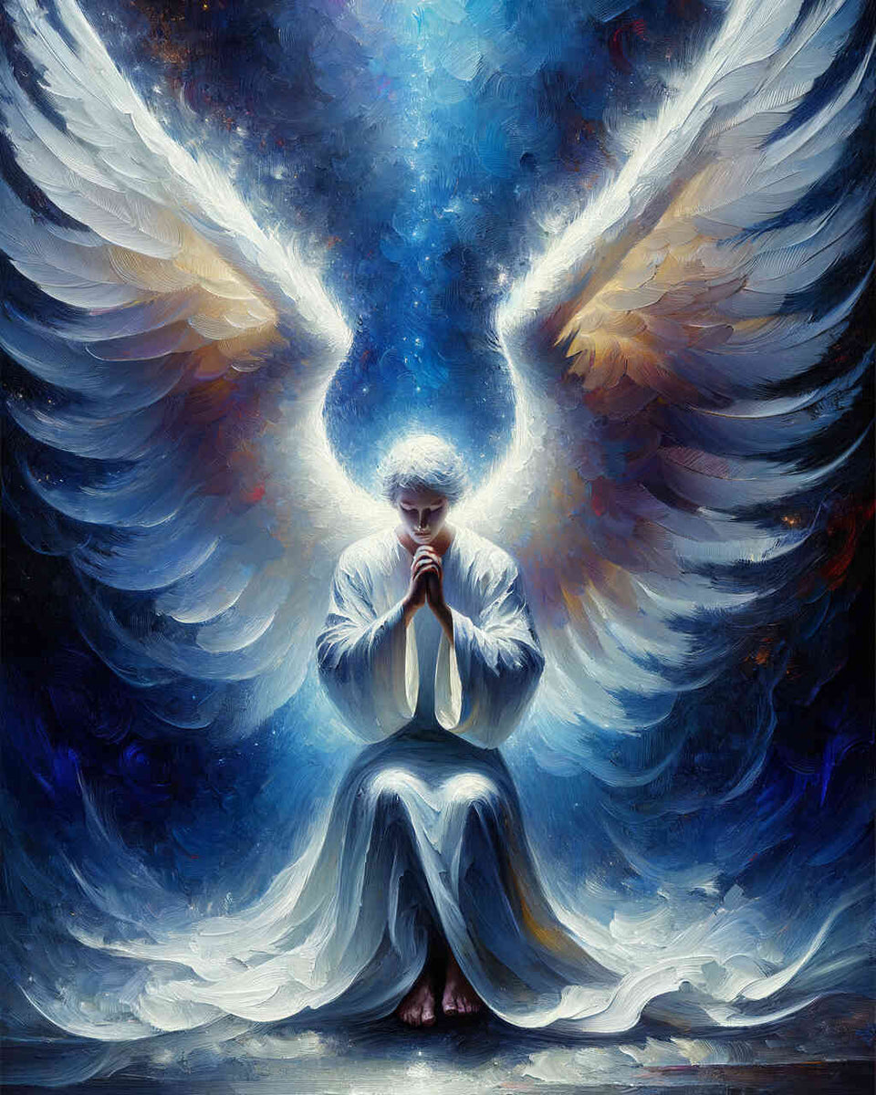 Praying Angel — Diamond Painting Kit design