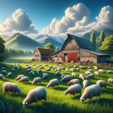 Idyllic country life — Diamond Painting Kit design