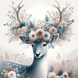Deer on white background — Diamond Painting Kit design