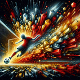 Football, abstract — Diamond Painting Kit design