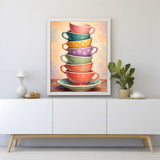 The Teacup Tower — Diamond Painting Kit, product view 2