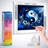 Yin and Yang Flower — Diamond Painting Kit, product view 3