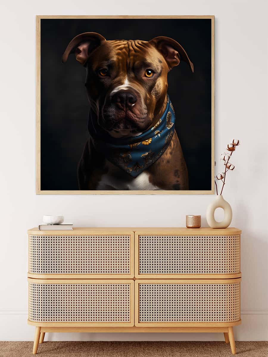 Hard dog — Diamond Painting Kit, product view 3